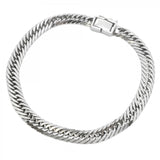 【5khi075】喜平 ブレスレット Pt900 プラチナ 8面 トリプル 20.6cm 30.5g キヘイ【中古】メンズ レディース ユニセックス