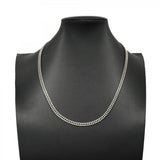 【5khm024】喜平 ネックレス Pt900 プラチナ 6面 ダブル 48.4cm 33.2g キヘイ【中古】メンズ レディース ユニセックス