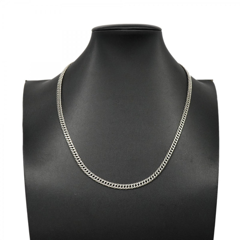 【5khm024】喜平 ネックレス Pt900 プラチナ 6面 ダブル 48.4cm 33.2g キヘイ【中古】メンズ レディース ユニセックス