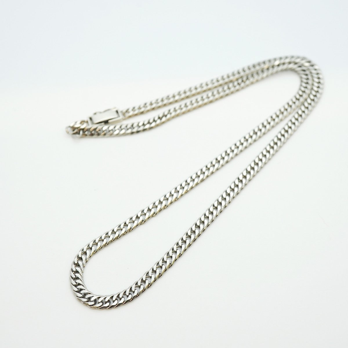 【5khm024】喜平 ネックレス Pt900 プラチナ 6面 ダブル 48.4cm 33.2g キヘイ【中古】メンズ レディース ユニセックス