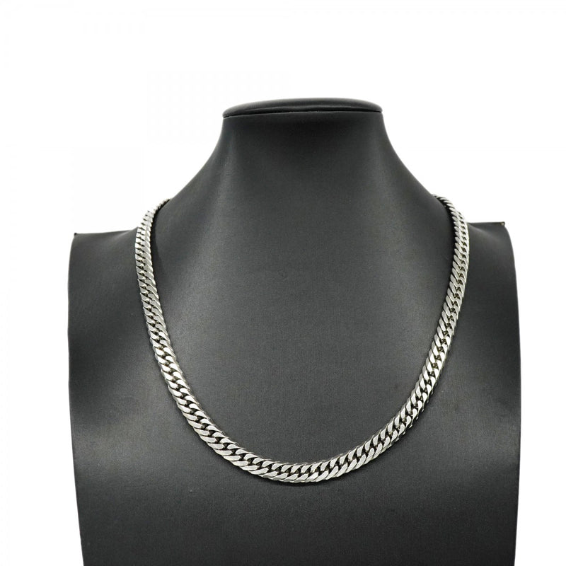 【5khm026】喜平 ネックレス Pt900 プラチナ 6面 ダブル 51cm 125.4g キヘイ【中古】メンズ レディース ユニセックス