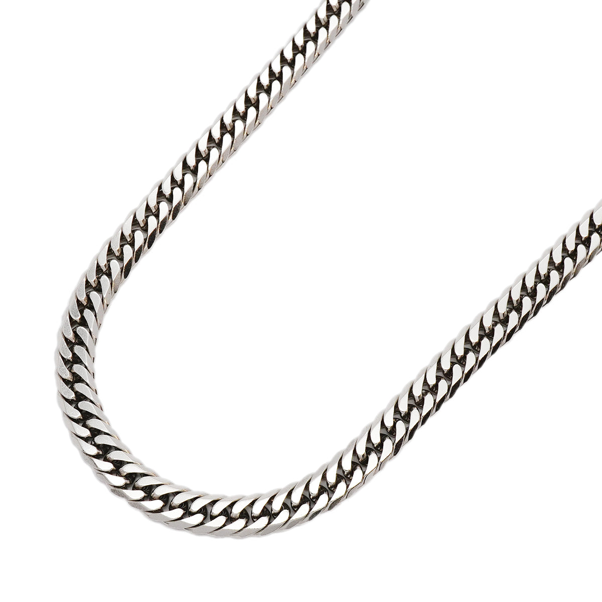 【5khm026】喜平 ネックレス Pt900 プラチナ 6面 ダブル 51cm 125.4g キヘイ【中古】メンズ レディース ユニセックス