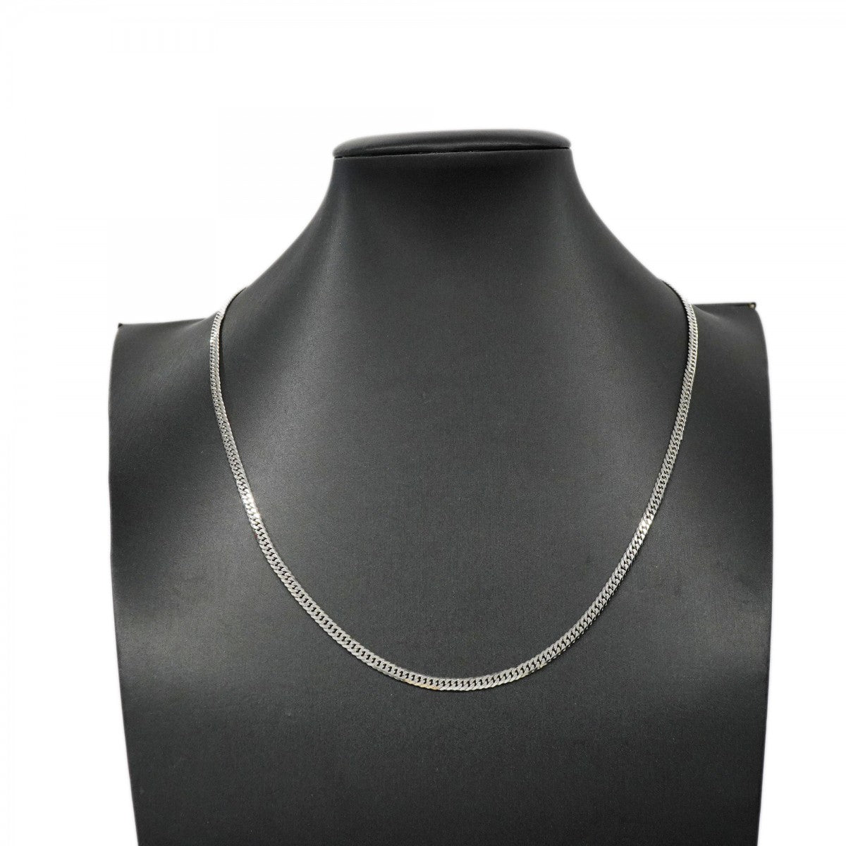 5khm028】喜平 ネックレス Pt850 プラチナ 6面 ダブル 50.3cm