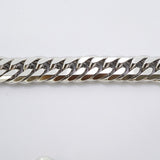 【5khm033】喜平 ネックレス Pt850 プラチナ 6面 ダブル 56cm 113.1g キヘイ【中古】メンズ レディース ユニセックス