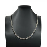 【5khm043】喜平 ネックレス Pt900 プラチナ 8面 トリプル 55.4cm 55.7g キヘイ【中古】メンズ レディース ユニセックス