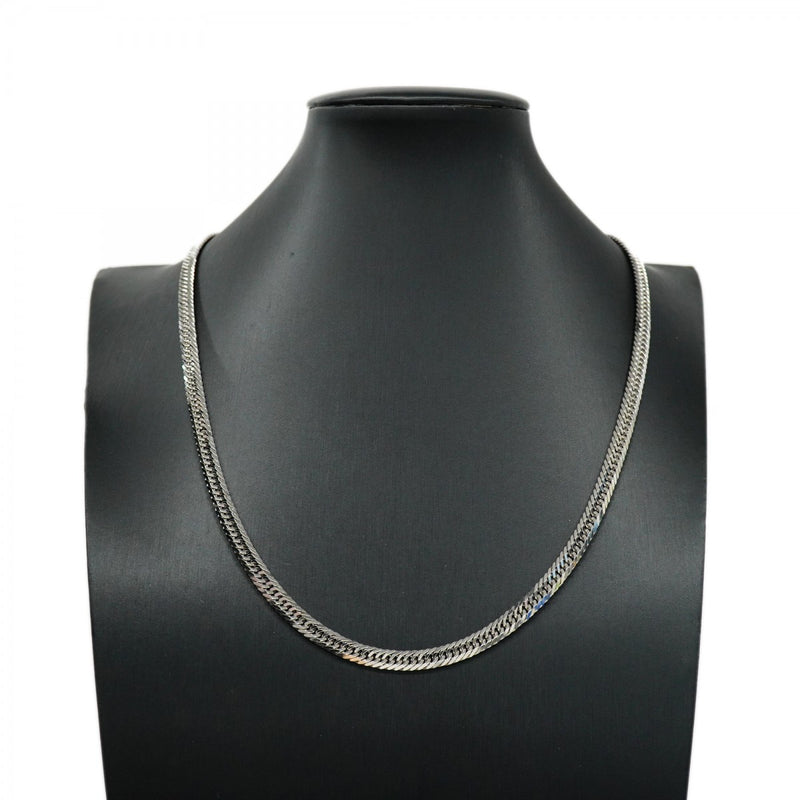 【5khm043】喜平 ネックレス Pt900 プラチナ 8面 トリプル 55.4cm 55.7g キヘイ【中古】メンズ レディース ユニセックス