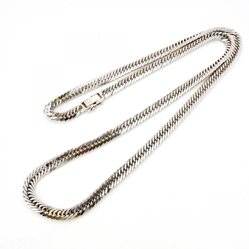 【5khm043】喜平 ネックレス Pt900 プラチナ 8面 トリプル 55.4cm 55.7g キヘイ【中古】メンズ レディース ユニセックス