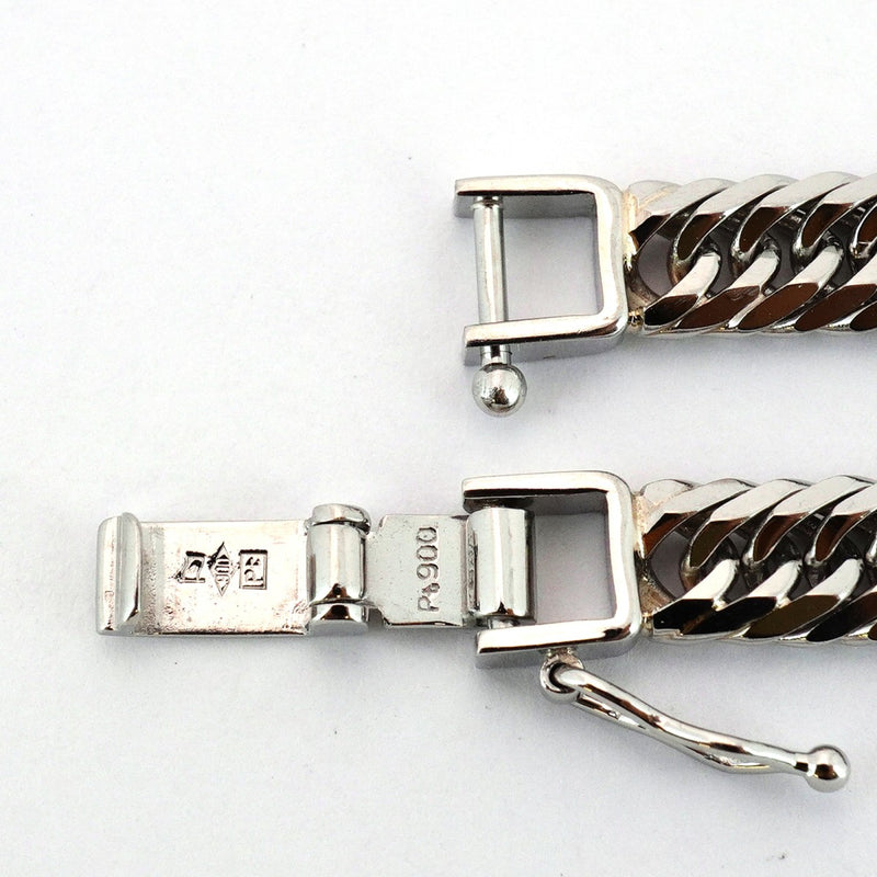 【5khm044】喜平 ブレスレット Pt900 プラチナ 8面 トリプル 20.5cm 20.8g キヘイ【中古】メンズ レディース ユニセックス