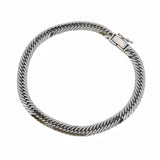 【5khm044】喜平 ブレスレット Pt900 プラチナ 8面 トリプル 20.5cm 20.8g キヘイ【中古】メンズ レディース ユニセックス