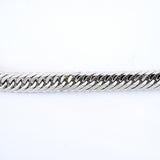 【5khm044】喜平 ブレスレット Pt900 プラチナ 8面 トリプル 20.5cm 20.8g キヘイ【中古】メンズ レディース ユニセックス