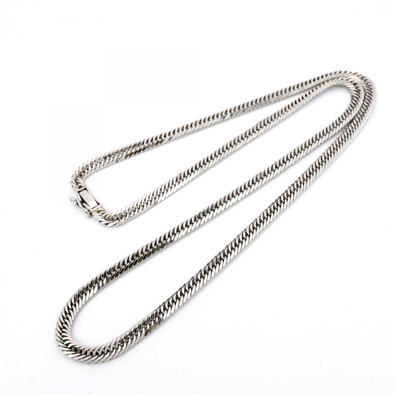 【5khm053】喜平 ネックレス Pt900 プラチナ 8面 トリプル 50.2cm 30.9g キヘイ【中古】メンズ レディース ユニセックス