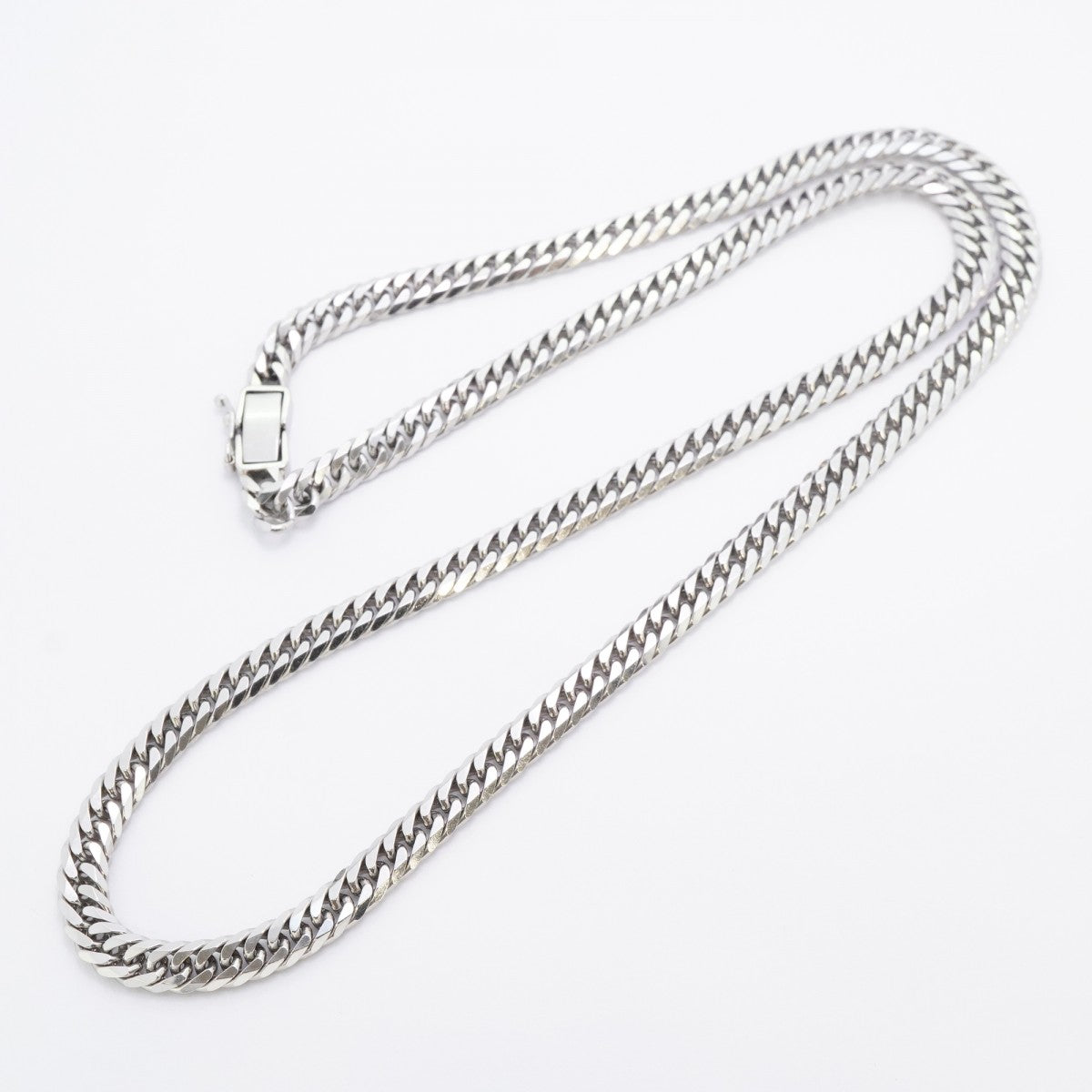 【5kho047】喜平 ネックレス Pt850 プラチナ 6面 ダブル 51.1cm 50.1g キヘイ【中古】メンズ レディース ユニセックス