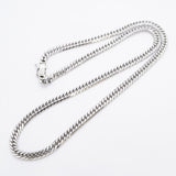 【5kho047】喜平 ネックレス Pt850 プラチナ 6面 ダブル 51.1cm 50.1g キヘイ【中古】メンズ レディース ユニセックス