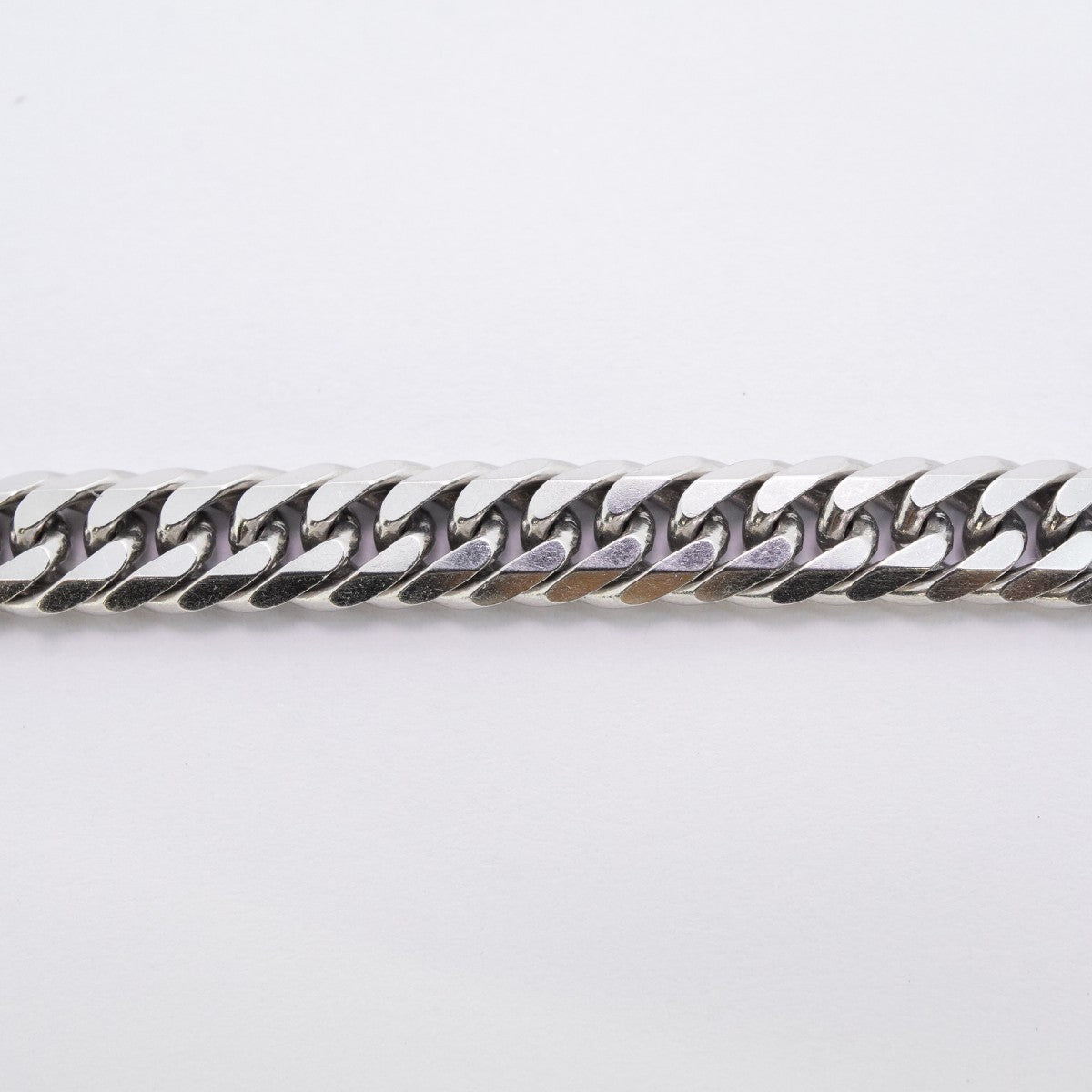 【5kho047】喜平 ネックレス Pt850 プラチナ 6面 ダブル 51.1cm 50.1g キヘイ【中古】メンズ レディース ユニセックス