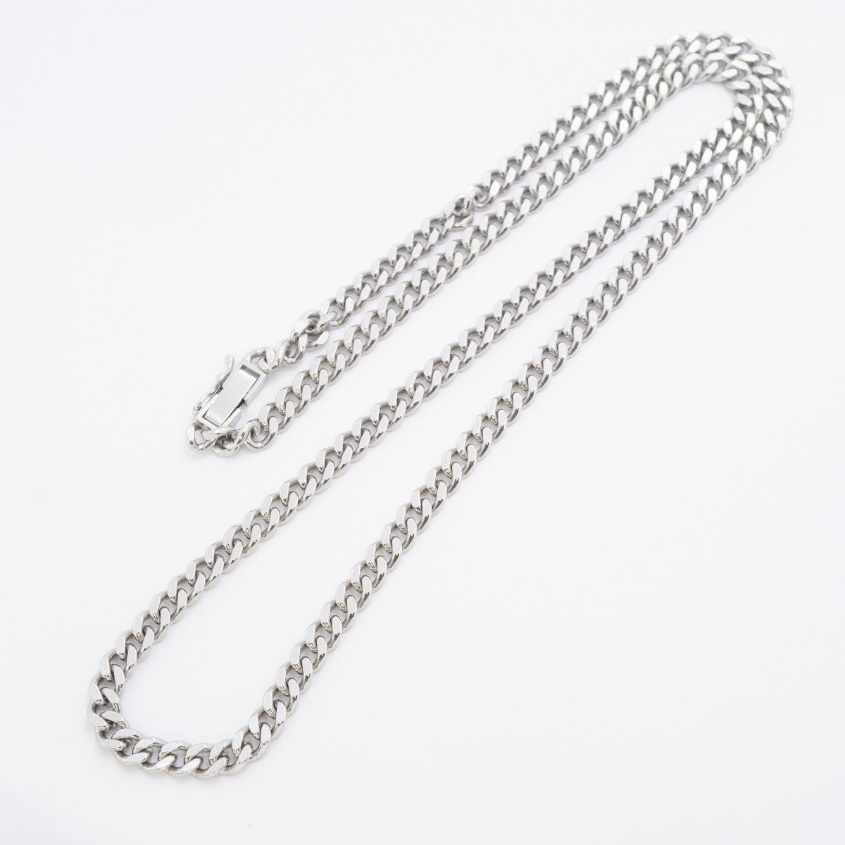 【5kho048】喜平 ネックレス Pt850 プラチナ 2面 シングル 52.7cm 50.1g キヘイ【中古】メンズ レディース ユニセックス