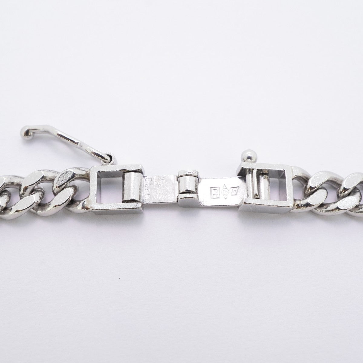 【5kho048】喜平 ネックレス Pt850 プラチナ 2面 シングル 52.7cm 50.1g キヘイ【中古】メンズ レディース ユニセックス