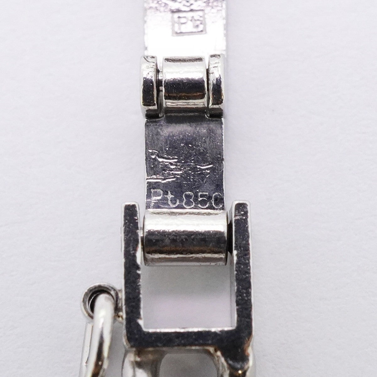 【5kho048】喜平 ネックレス Pt850 プラチナ 2面 シングル 52.7cm 50.1g キヘイ【中古】メンズ レディース ユニセックス