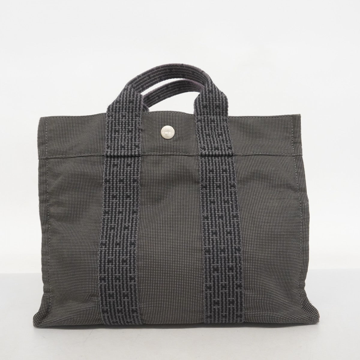 5ma0164-h】エルメス トートバッグ エールラインPM キャンバス
