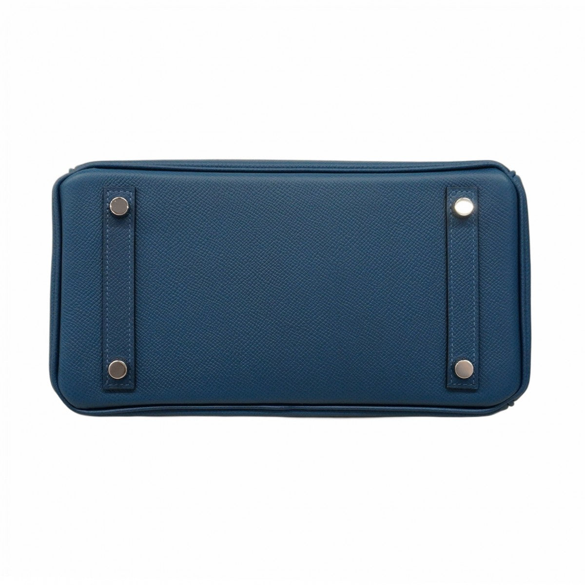 ★最終価格★SALE【5ma0190-e-g】エルメス ハンドバッグ バーキン25 トリコロール ヴォーエプソン ディープブルー/ブラック/ブルーイドラ シルバー金具 K刻印【中古】レディース