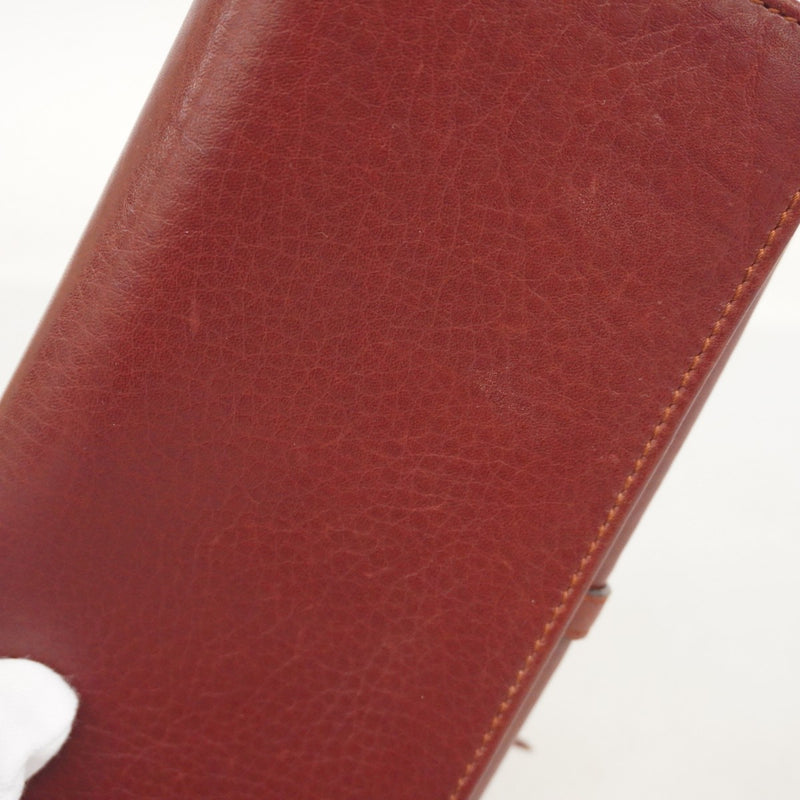 ★在庫処分★SALE【5ma0331-h】サルヴァトーレフェラガモ 長財布 ガンチーニ レザー ブラウン ゴールド金具【中古】レディース