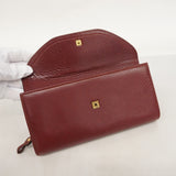 ★在庫処分★SALE【5ma0331-h】サルヴァトーレフェラガモ 長財布 ガンチーニ レザー ブラウン ゴールド金具【中古】レディース