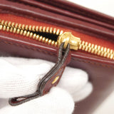 ★在庫処分★SALE【5ma0331-h】サルヴァトーレフェラガモ 長財布 ガンチーニ レザー ブラウン ゴールド金具【中古】レディース