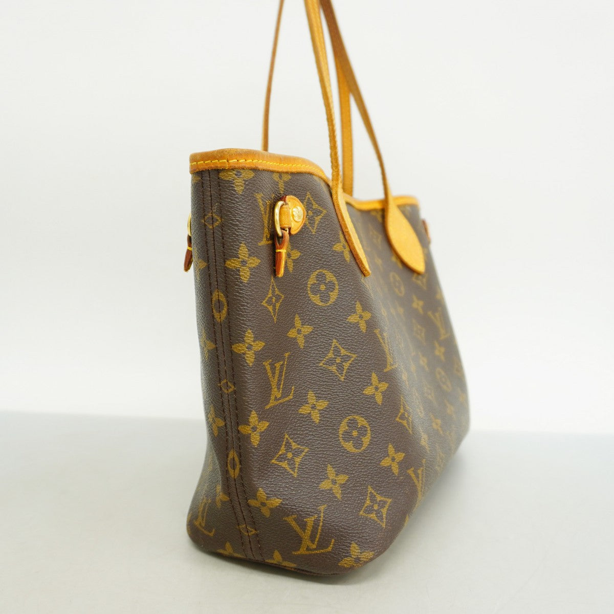 Louis Vuitton ブラウンレザートートバッグ 楽天市場】【中古】 LOUIS VUITTON （ルイヴィトン） ﾈｳﾞｧｰﾌﾙPM