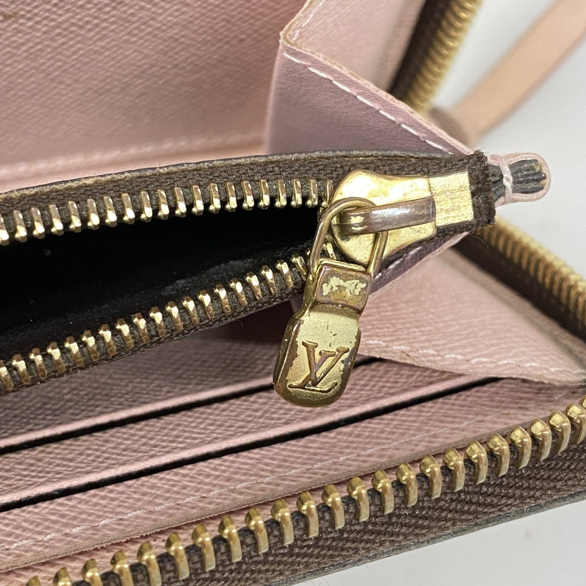 5ma0551】ルイヴィトン 長財布 ダミエ ポルトフォイユクレマンス