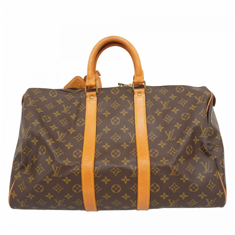 Louis Vuitton ボストンバッグ ブラウン/ブラック Louis Vuitton ボストンバッグ ブラウン