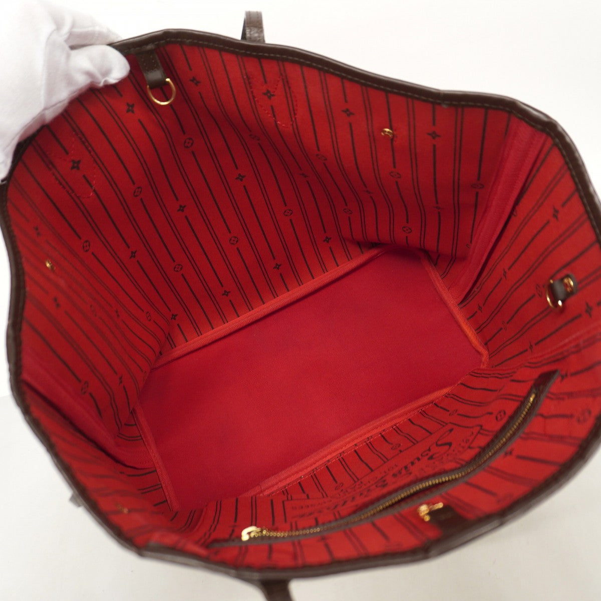 【美品】ルイヴィトン ネヴァーフルMM ダミエ トート N51105 箱付き LOUIS VUITTON】ルイヴィトン『ダミエ ネヴァーフルMM』N51105