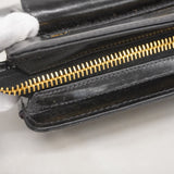 【5mb1084】シャネル クラッチバッグ レザー ブラック ゴールド金具【中古】メンズ レディース ユニセックス
