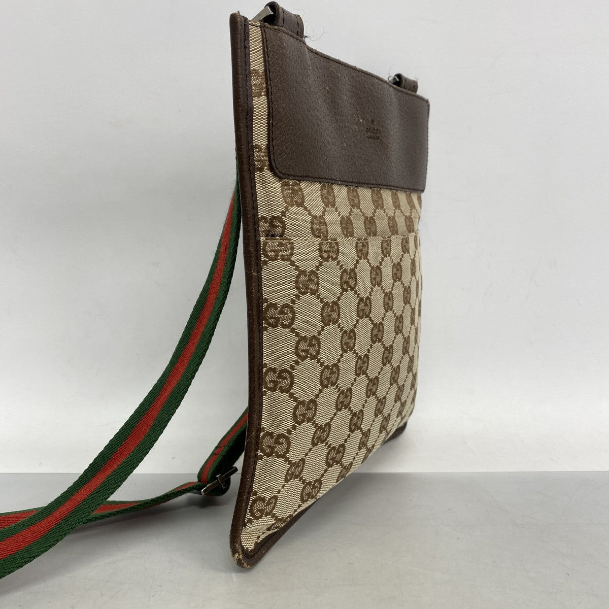 【人気】グッチ シェリーライン ショルダーバッグ GG キャンバス A4可 GUCCI(グッチ) GG canvas sherry line shoulder bag GG