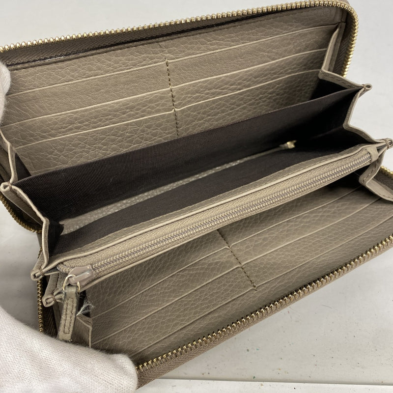 美品✨グッチ◇ソーホーフラップ長財布　シボ革レザー　ゴールド金具ブラック 美品✨グッチ◇ソーホーフラップ長財布 シボ革レザー ゴールド