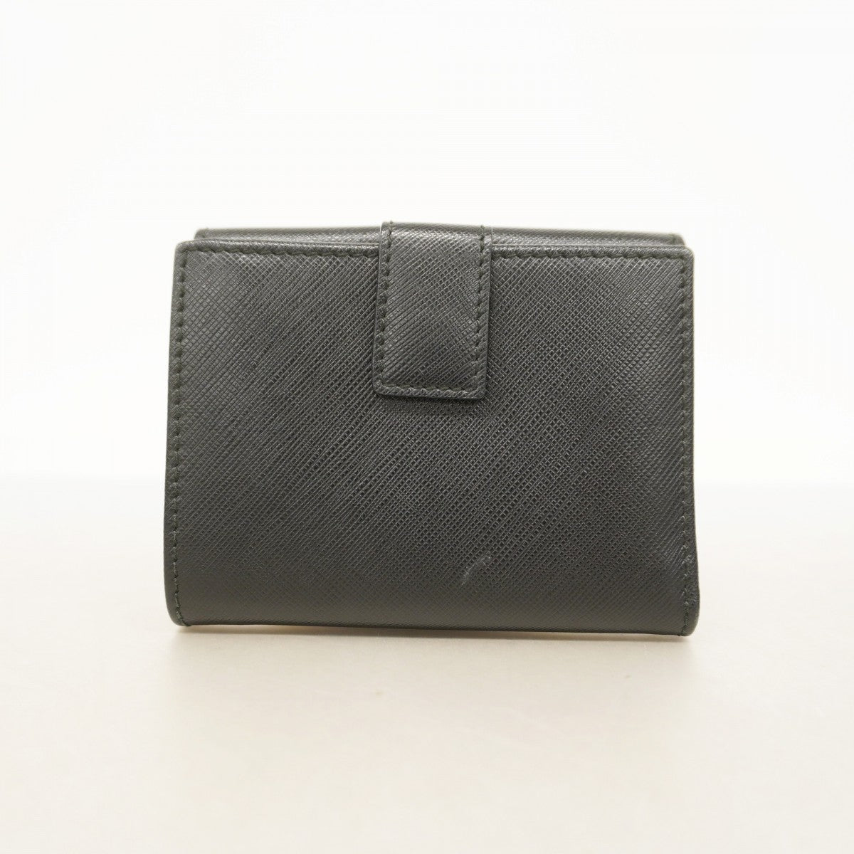 ★SALE【5mb1361-h】サルヴァトーレフェラガモ 財布 ガンチーニ レザー ブラック シルバー金具【中古】レディース