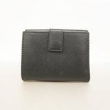 ★SALE【5mb1361-h】サルヴァトーレフェラガモ 財布 ガンチーニ レザー ブラック シルバー金具【中古】レディース