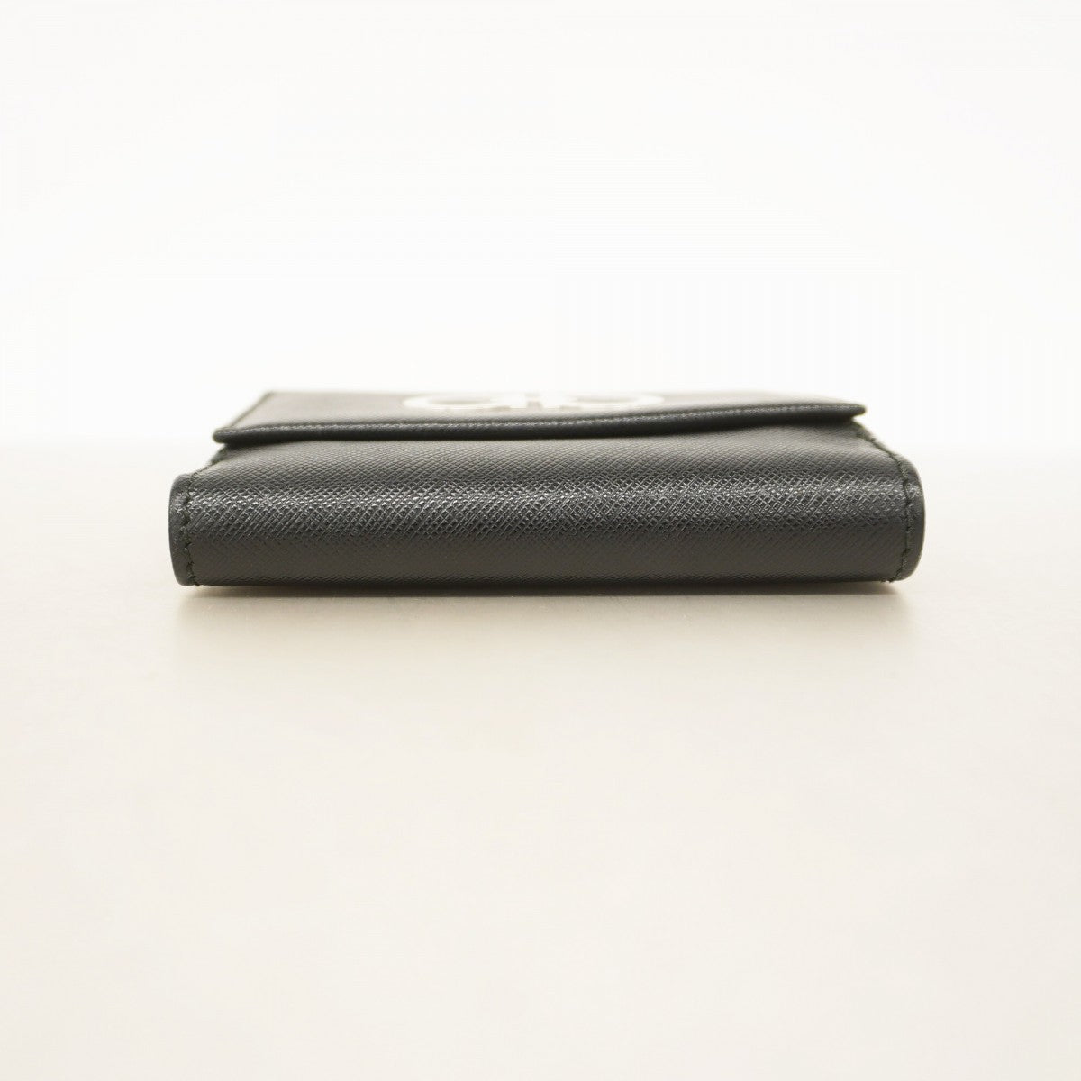 ★SALE【5mb1361-h】サルヴァトーレフェラガモ 財布 ガンチーニ レザー ブラック シルバー金具【中古】レディース