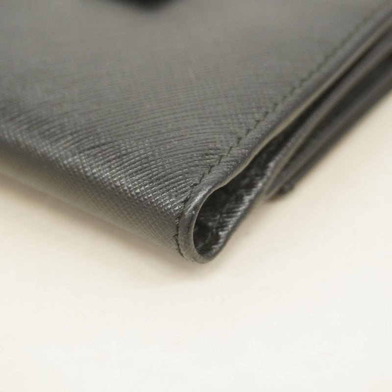 ★SALE【5mb1361-h】サルヴァトーレフェラガモ 財布 ガンチーニ レザー ブラック シルバー金具【中古】レディース