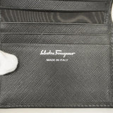 ★SALE【5mb1361-h】サルヴァトーレフェラガモ 財布 ガンチーニ レザー ブラック シルバー金具【中古】レディース