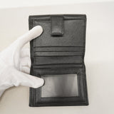 ★SALE【5mb1361-h】サルヴァトーレフェラガモ 財布 ガンチーニ レザー ブラック シルバー金具【中古】レディース