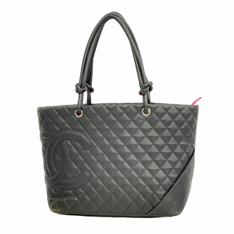 5mb1440-h】シャネル トートバッグ ドーヴィル ラムスキン