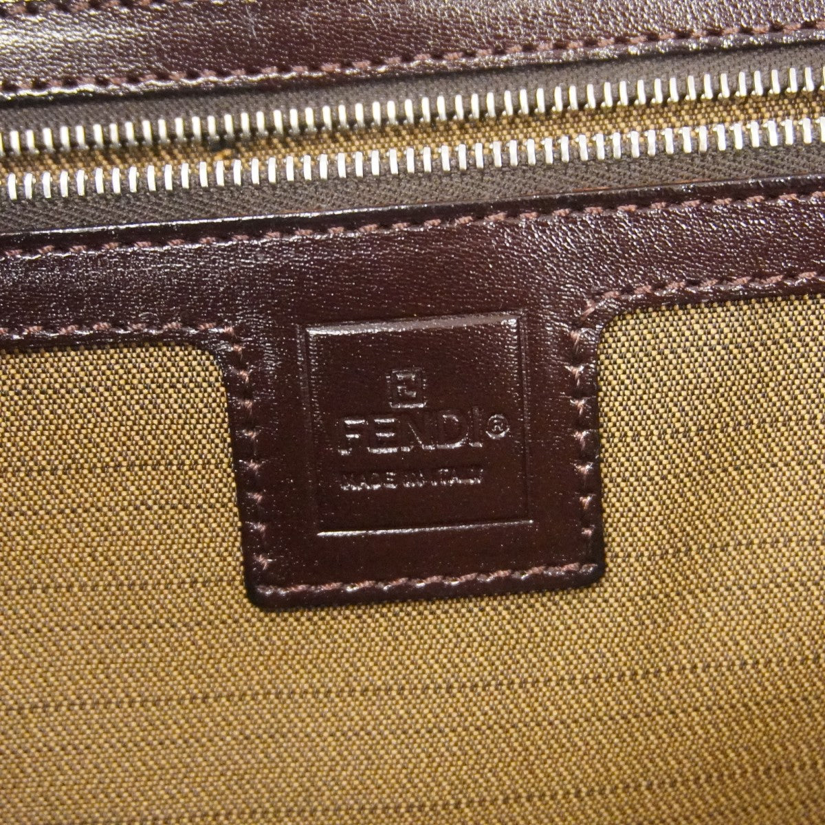 ☆美品☆ FENDI ハンドバッグ ズッカ FF金具 ナイロンキャンバス 5mb1483-h】フェンディ ハンドバッグ ズッカ ナイロンキャンバス
