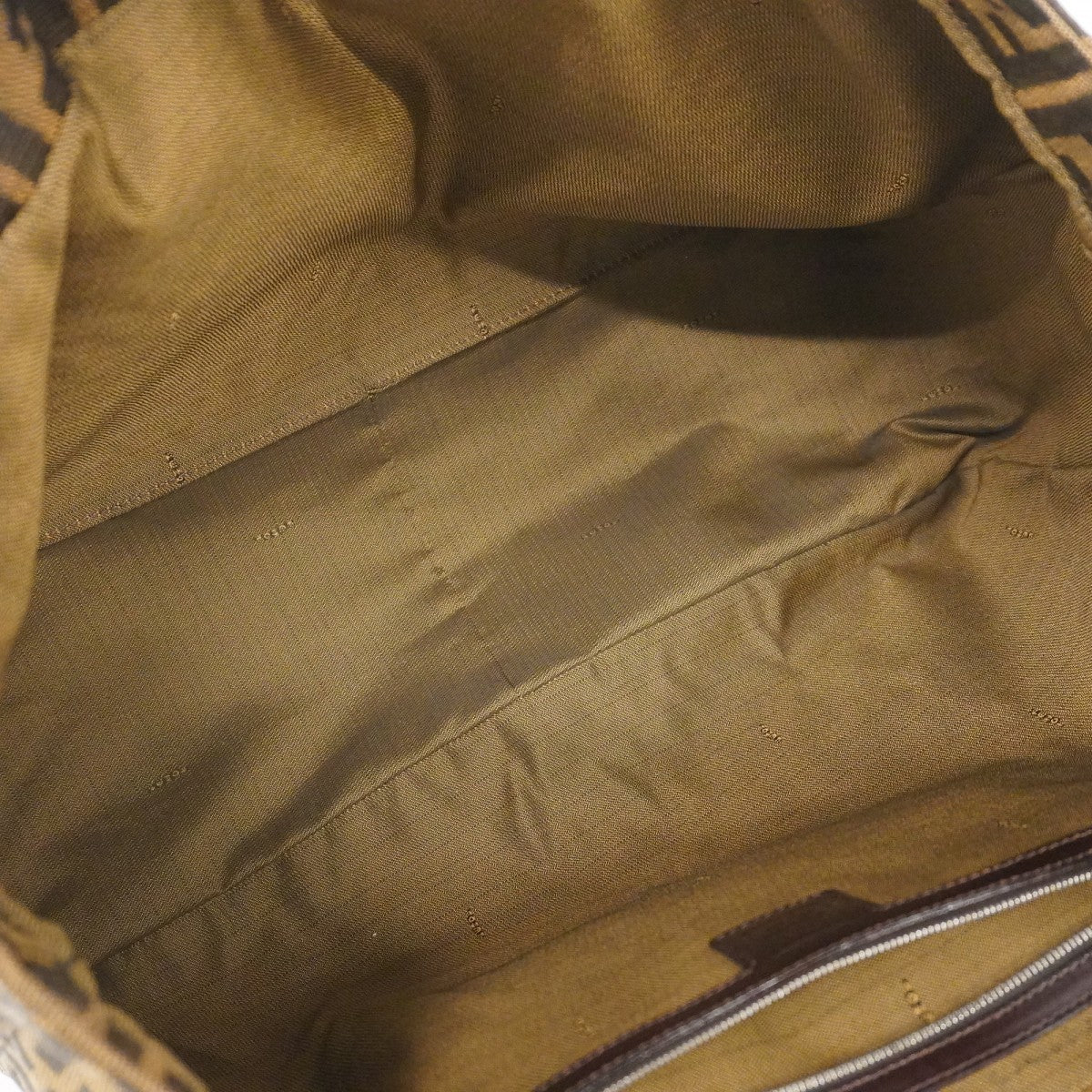 ☆美品☆ FENDI ハンドバッグ ズッカ FF金具 ナイロンキャンバス 5mb1483-h】フェンディ ハンドバッグ ズッカ ナイロンキャンバス