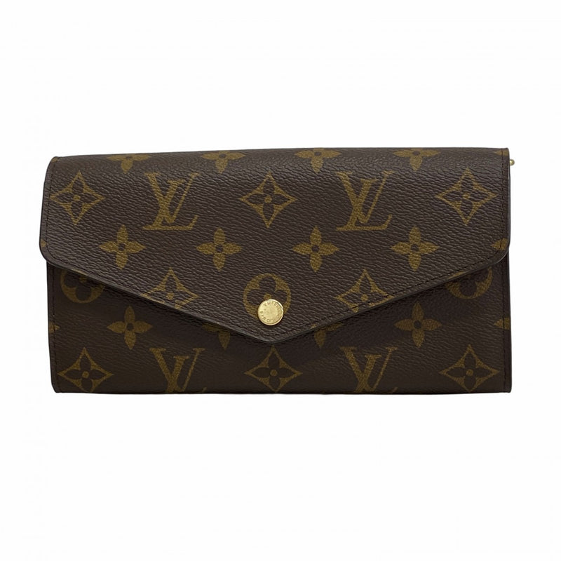【微美品】LOUIS VUITTON ルイヴィトン　長財布　モノグラム　レザー ルイヴィトン LOUIS VUITTON コンパクトジップ 二つ折り財布