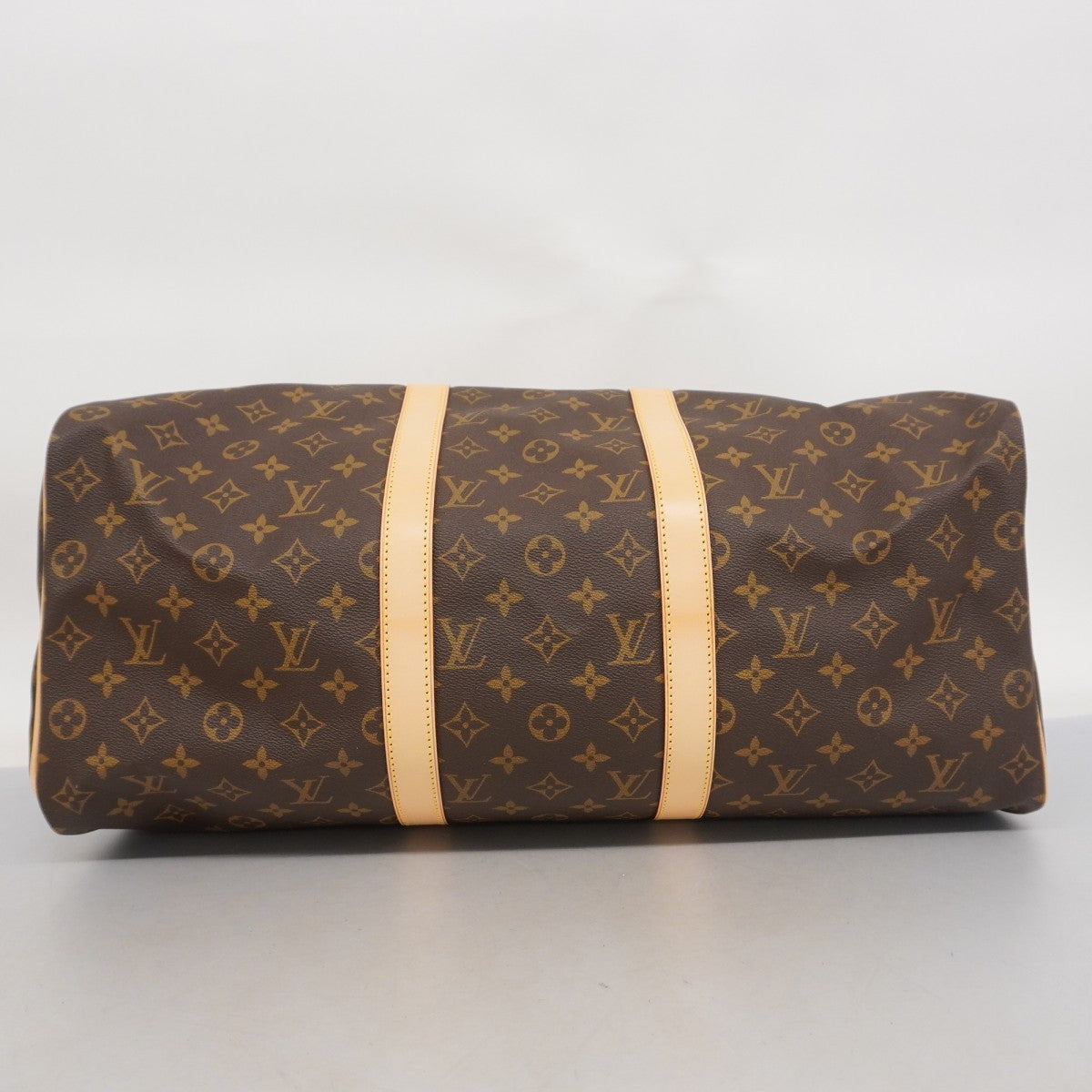 ルイ ヴィトン キーポル50 モノグラム ボストンバッグ ロゴ 総柄 ブラウン ルイヴィトンキーポル50 USA製 14145 ブラウン ユニセックス