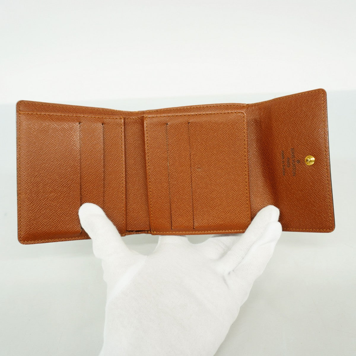 【お買得】 ルイヴィトン モノグラム ポルトモネ ビエ カルトクレディ 折り財布 5mb1678】ルイヴィトン 三つ折り財布 モノグラム ポルトモネビエ