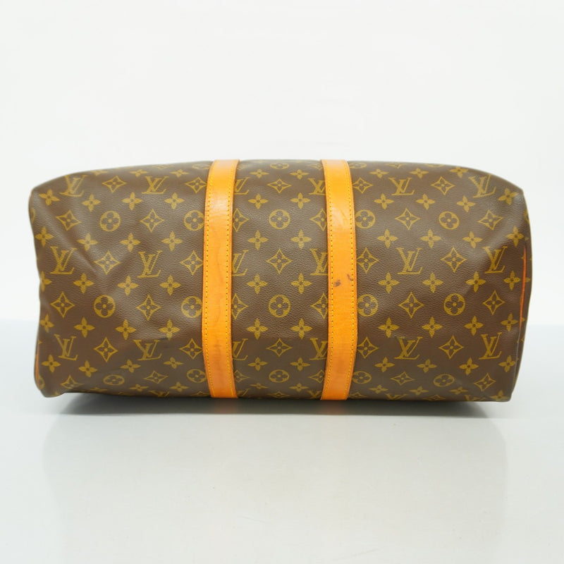 美品/ルイヴィトン　ボストンバッグ　キーポル45 モノグラム　ブラウン　大容量 ルイヴィトンキーポル 45 14145 ブラウン レディース モノグラム