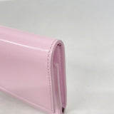 ★SALE【5mb1941-h】サルヴァトーレフェラガモ 三つ折り長財布 ガンチーニ エナメル ピンク【中古】レディース