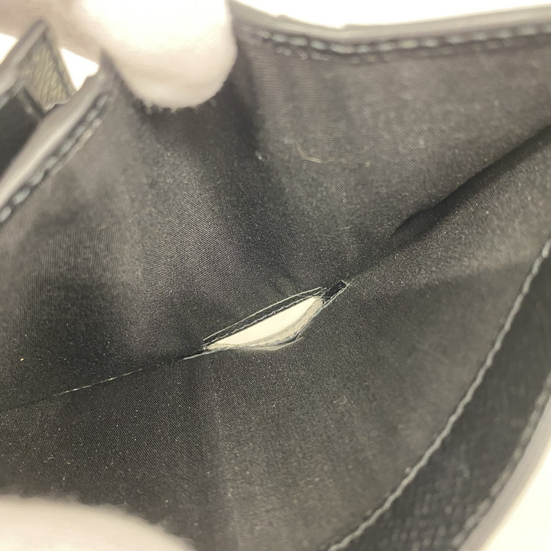 【5mb2081-h】サルヴァトーレフェラガモ 財布 ヴァラ レザー ブラック ゴールド金具【中古】レディース