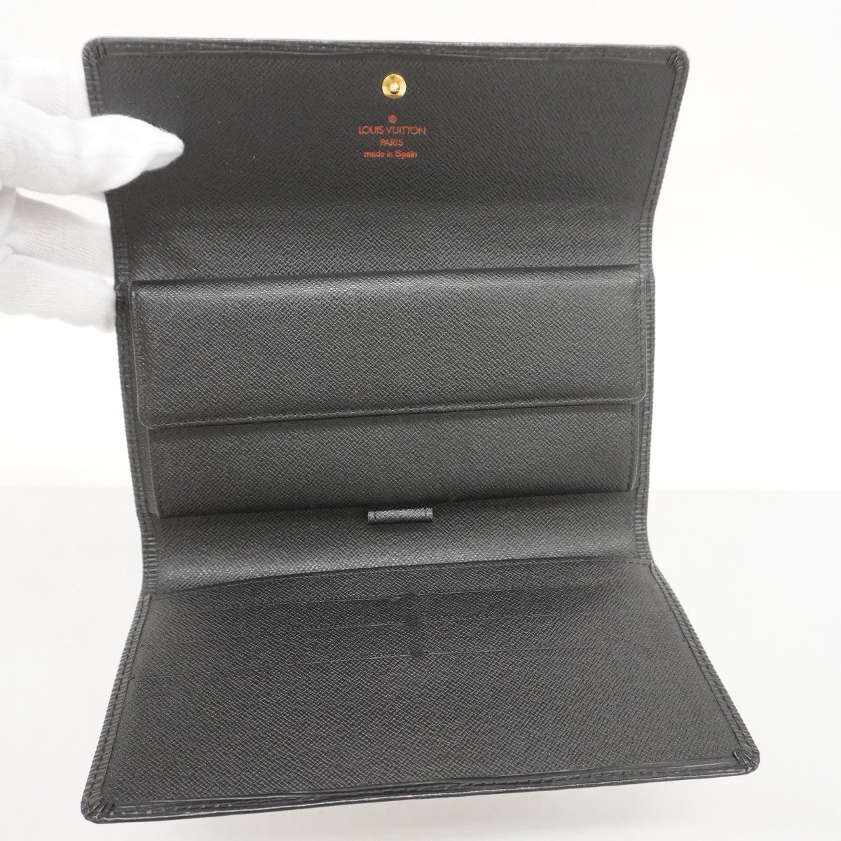 5mb2144-h】ルイヴィトン 三つ折り長財布 エピ ポルトトレゾール