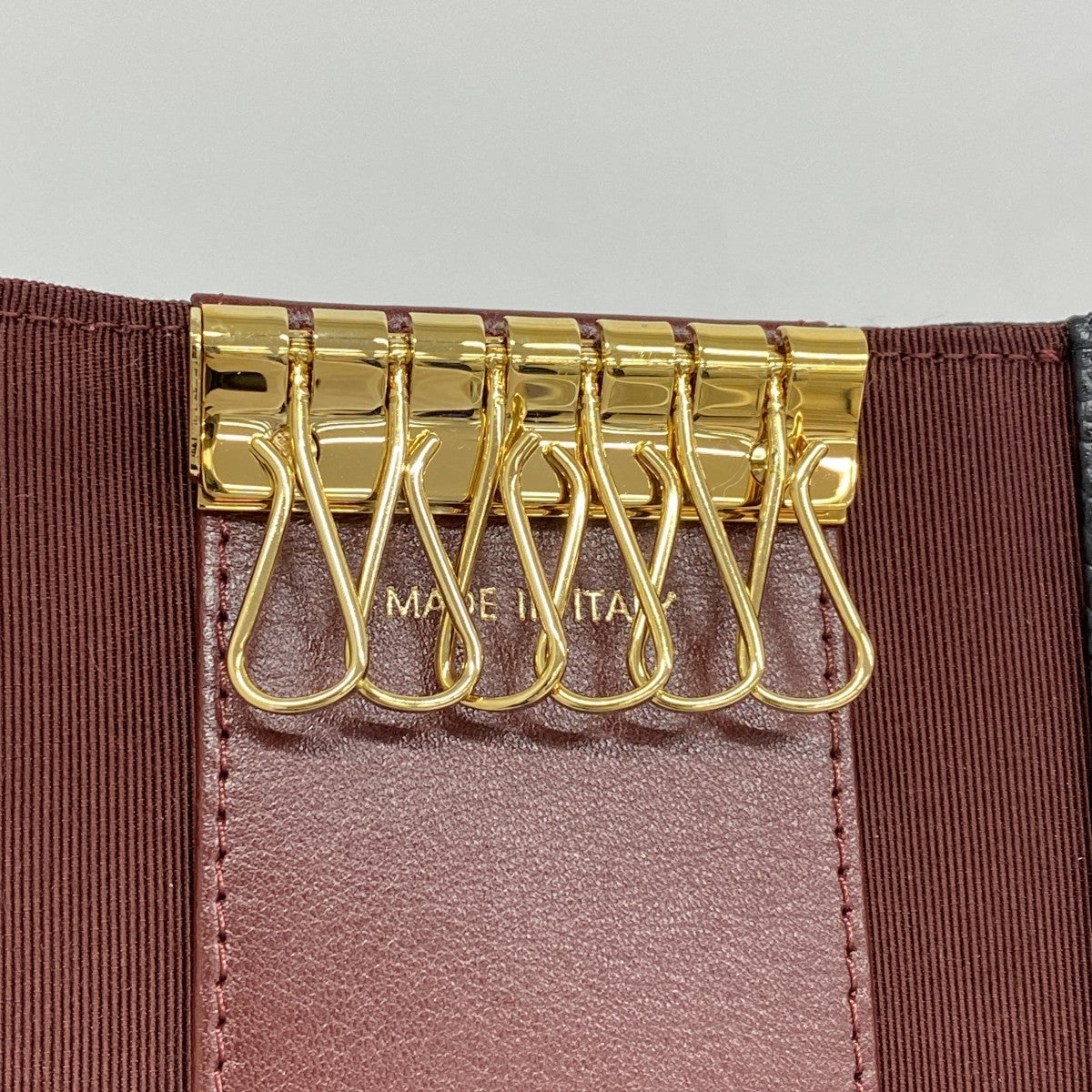 5mb2316-h】シャネル キーケース マトラッセ キャビアスキン